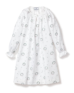 Girl’s Twill Delphine Nightgown in Somerset Wreath