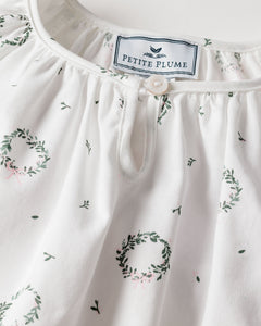 Girl’s Twill Delphine Nightgown in Somerset Wreath