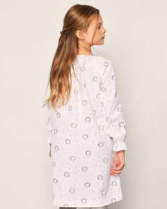 Girl’s Twill Delphine Nightgown in Somerset Wreath