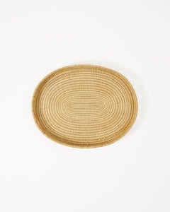 Woven Sabbia Oval Tray, Medium