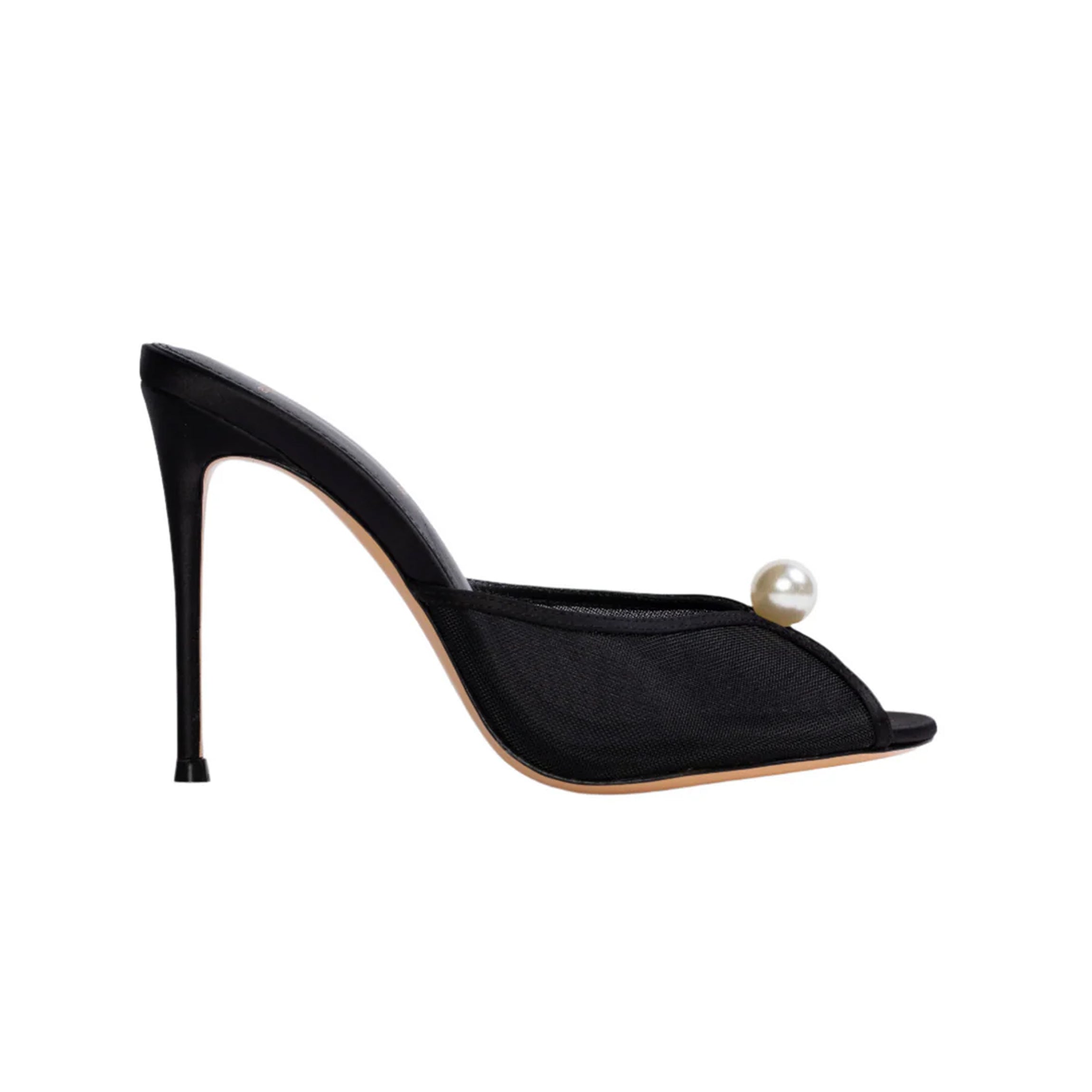 Sadie 100 in Black Mesh Pearl