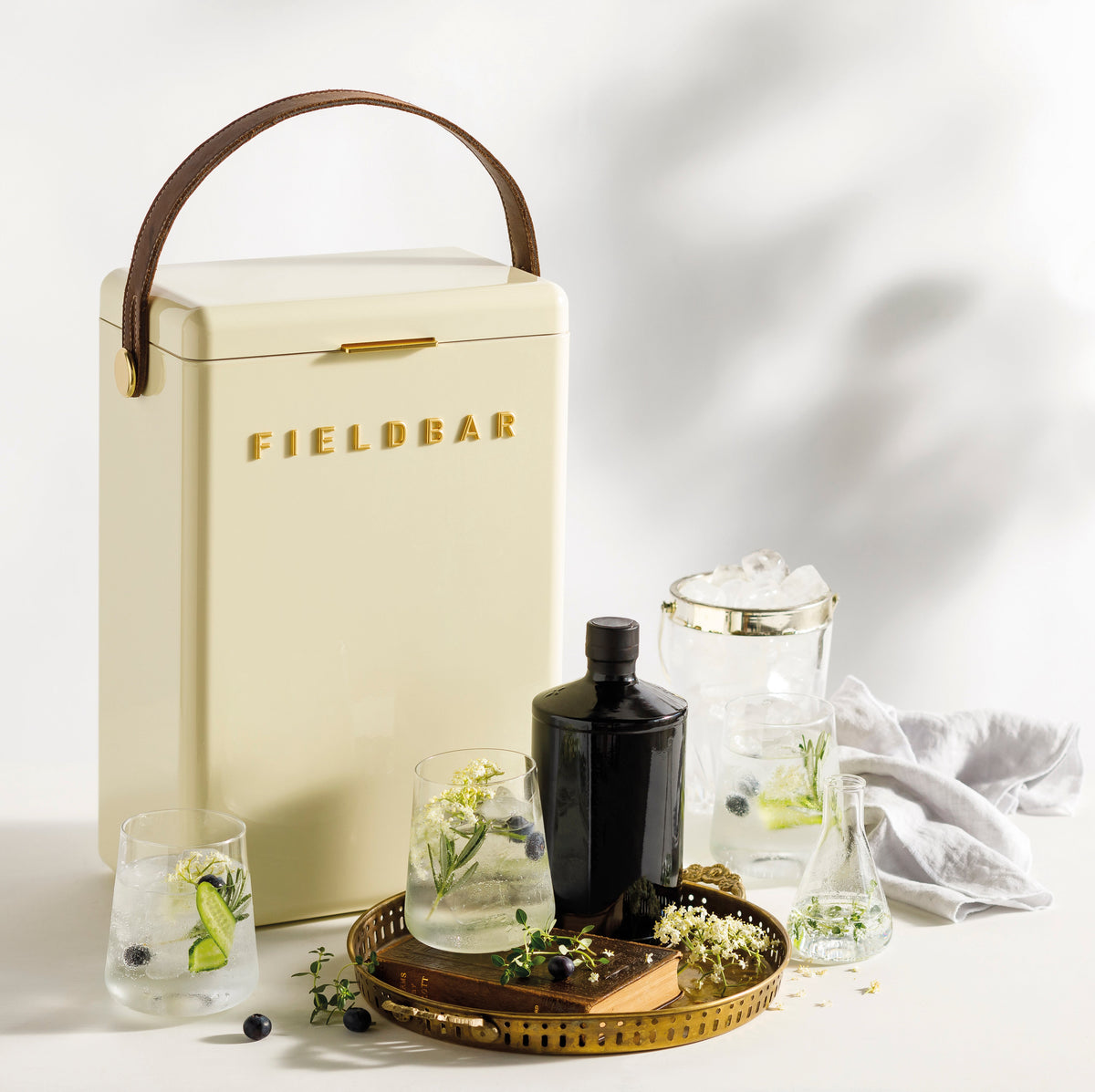 Drinks Box in Safari White