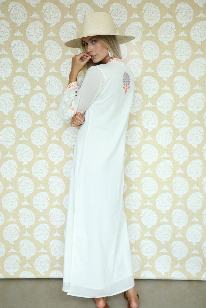 Saffron Medallion Kaftan