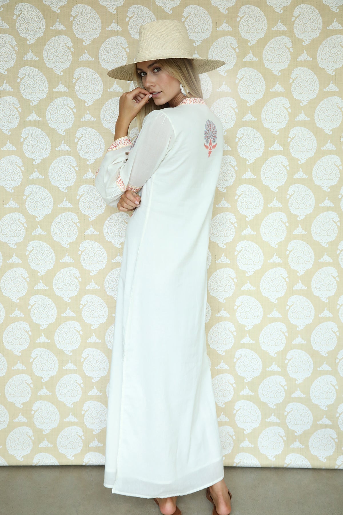 Saffron Medallion Kaftan