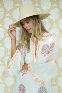 Saffron Medallion Kaftan