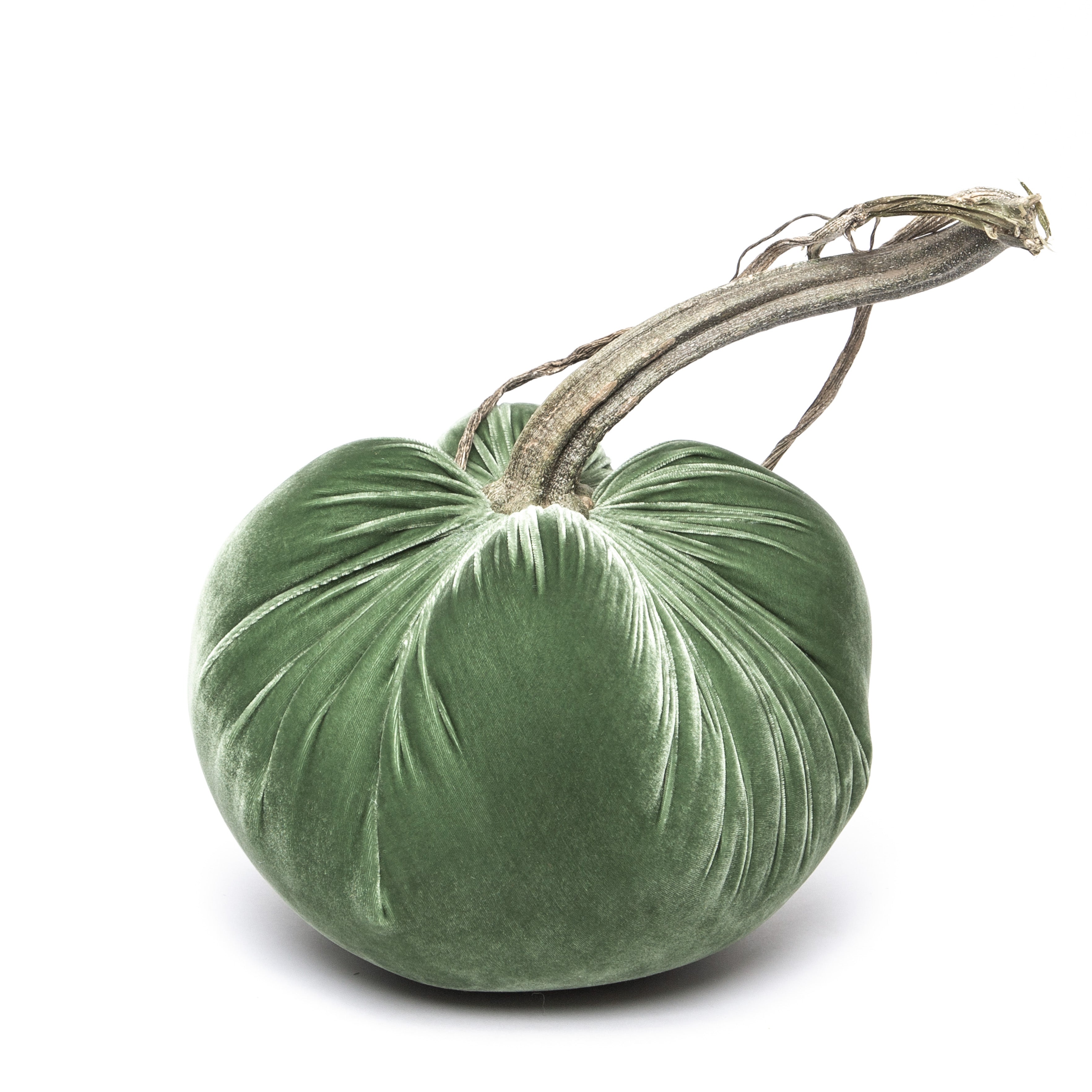 Sage Silk Velvet Pumpkin