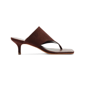 Sage Mid Stiletto in Root Brown