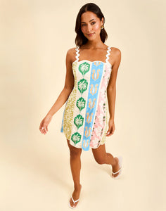 Sail Away Mini Dress in Beach Bazaar