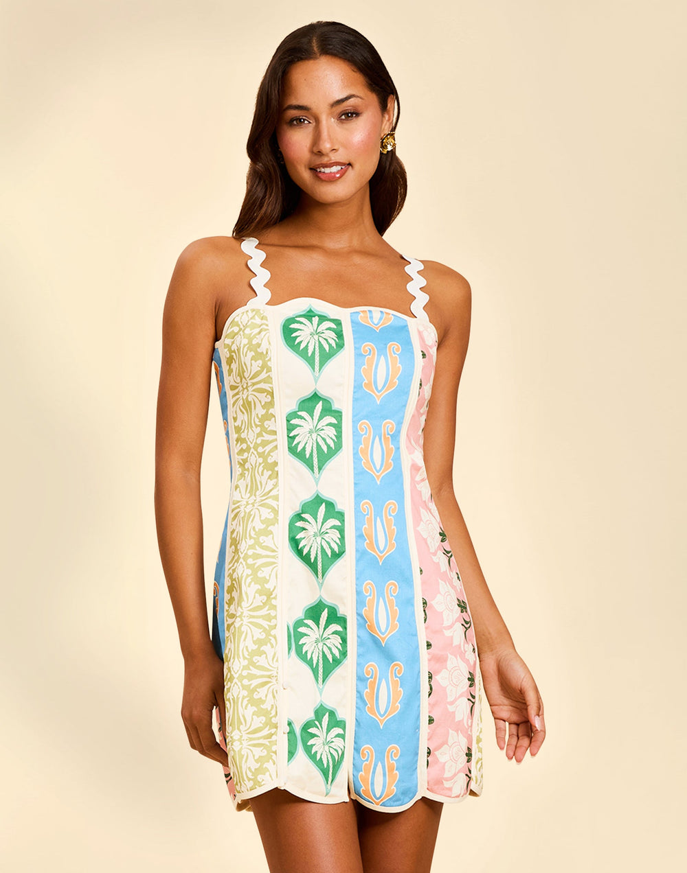 Sail Away Mini Dress in Beach Bazaar