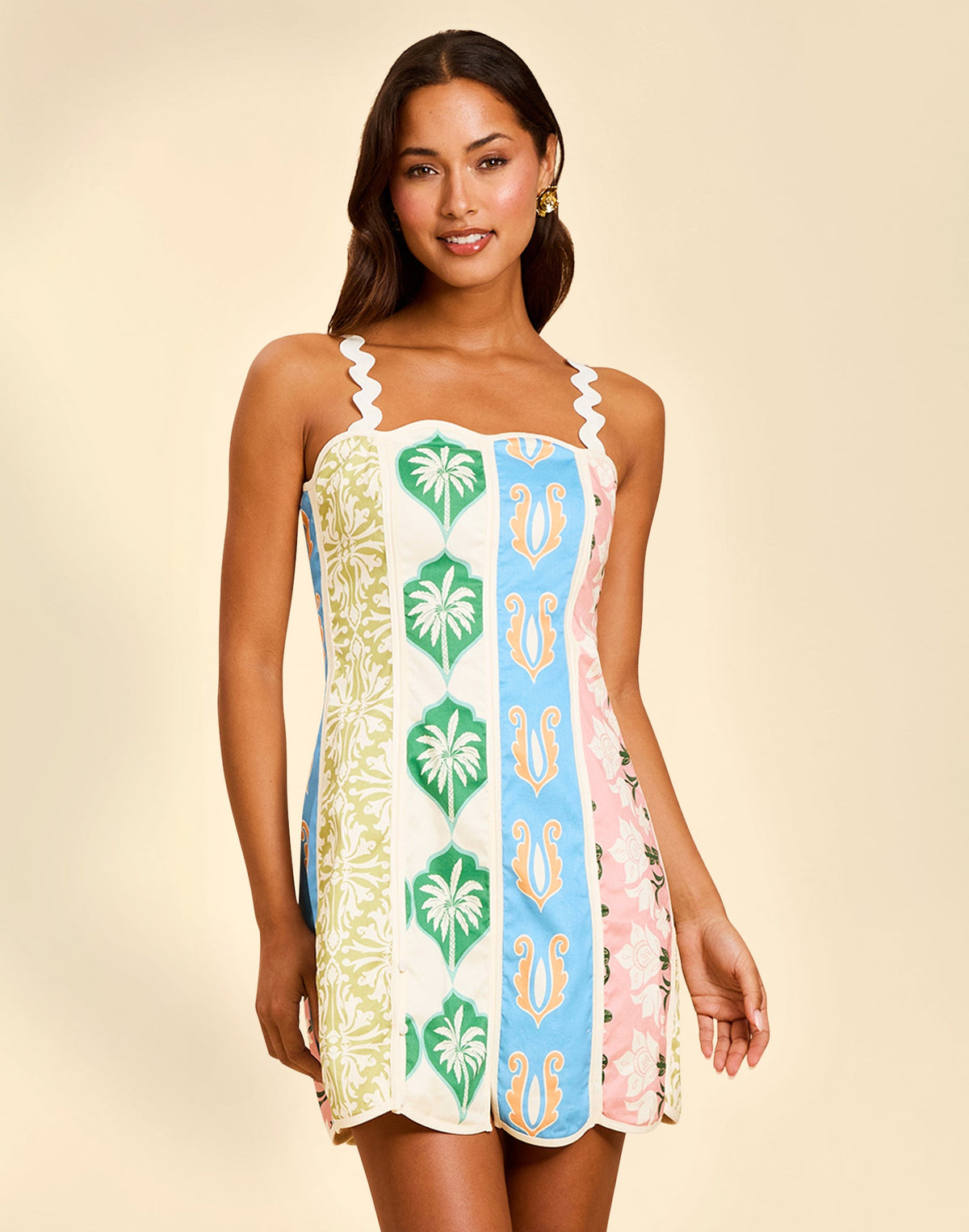 Sail Away Mini Dress in Beach Bazaar