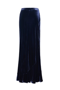 Samara Maxi Skirt in Inky Navy