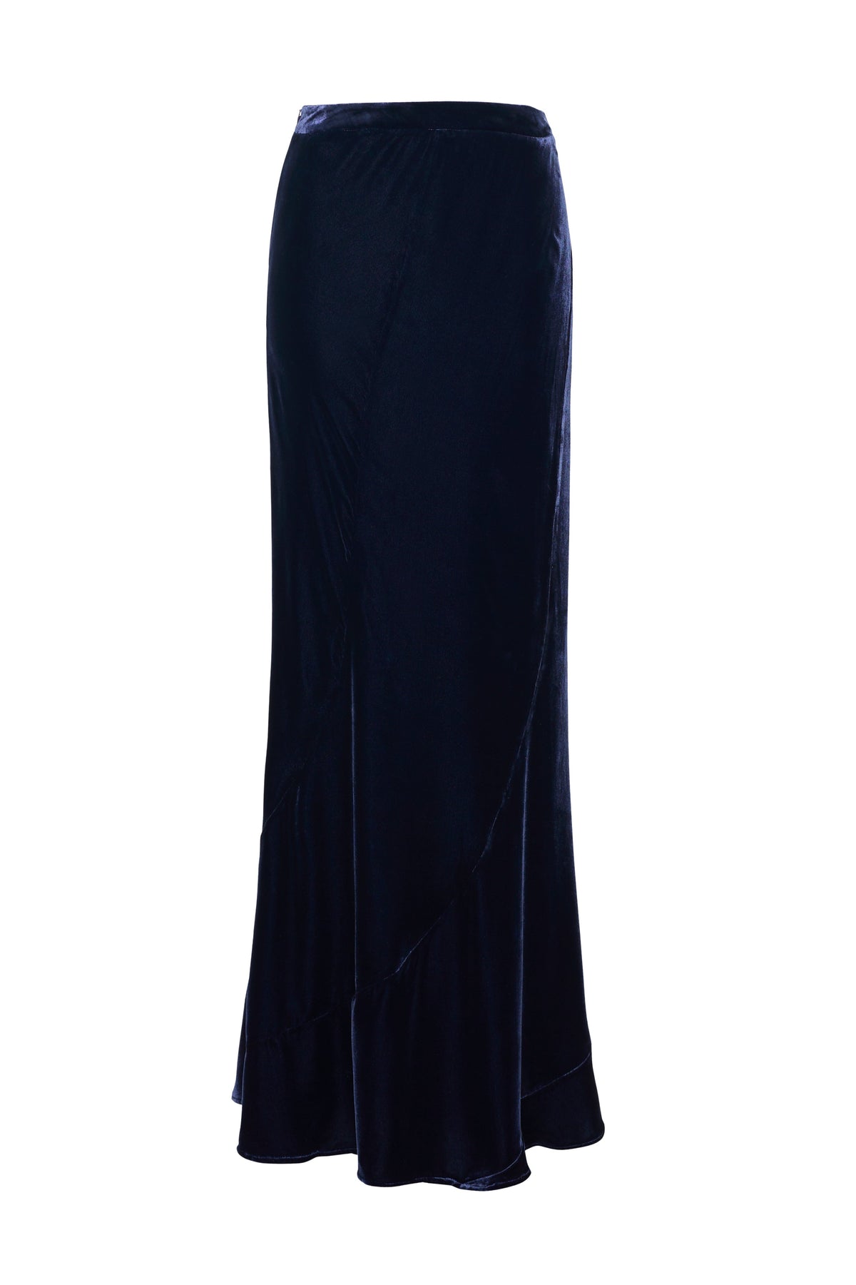 Samara Maxi Skirt in Inky Navy