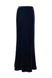 Samara Maxi Skirt in Inky Navy