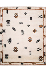 Samsun Moroccan Wool Rug in Carbon
