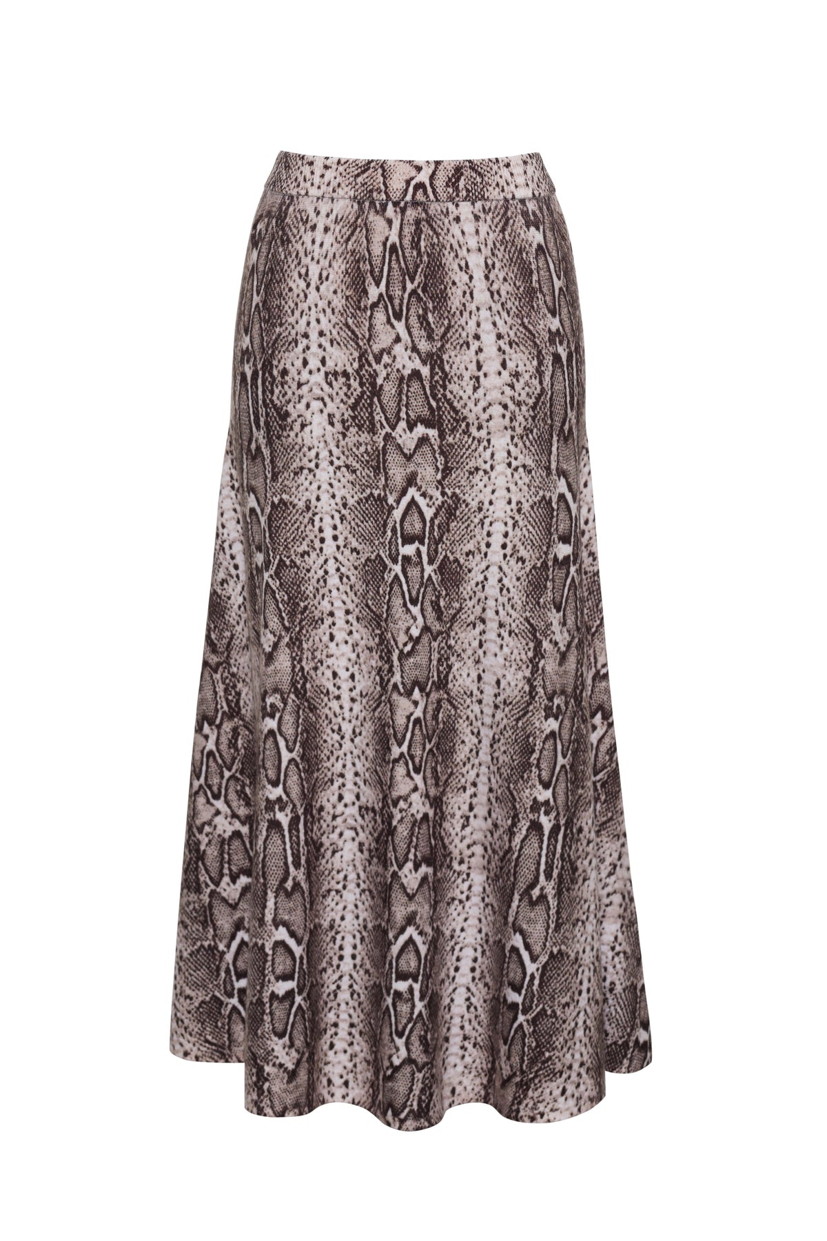 Sandra Skirt in Oatmeal Snake