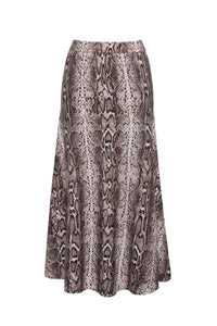 Sandra Skirt in Oatmeal Snake