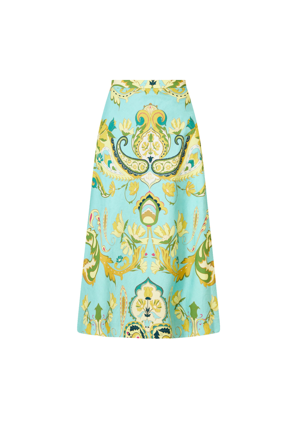 Santiago Convertible Midi Skirt in Paisley Zebra
