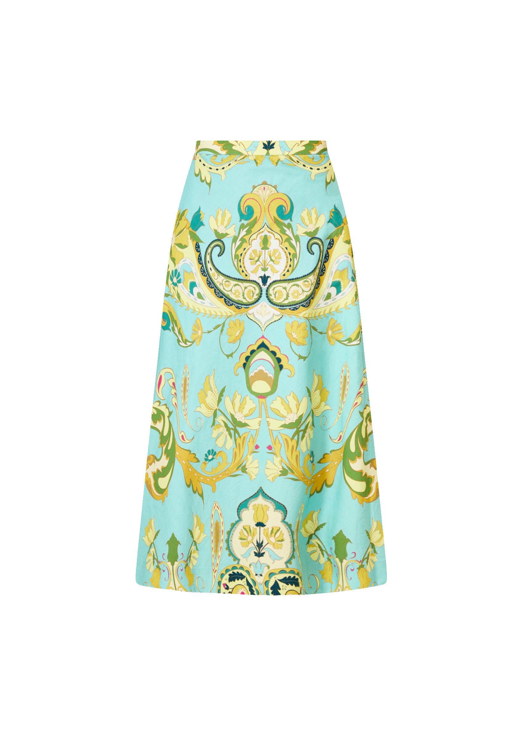 Santiago Convertible Midi Skirt in Paisley Zebra