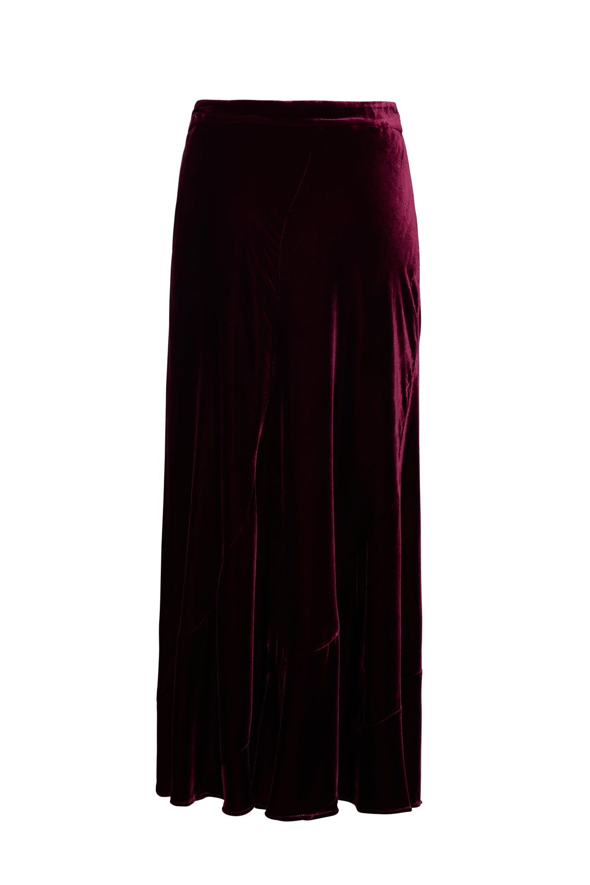 Sanvi Midi Skirt in Sultan Red