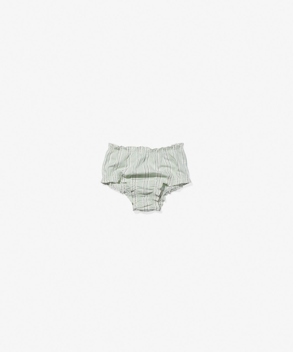 Sara Dress in Sage Chevron Stripe