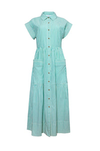 The Sarah Dress in Saltwater. 