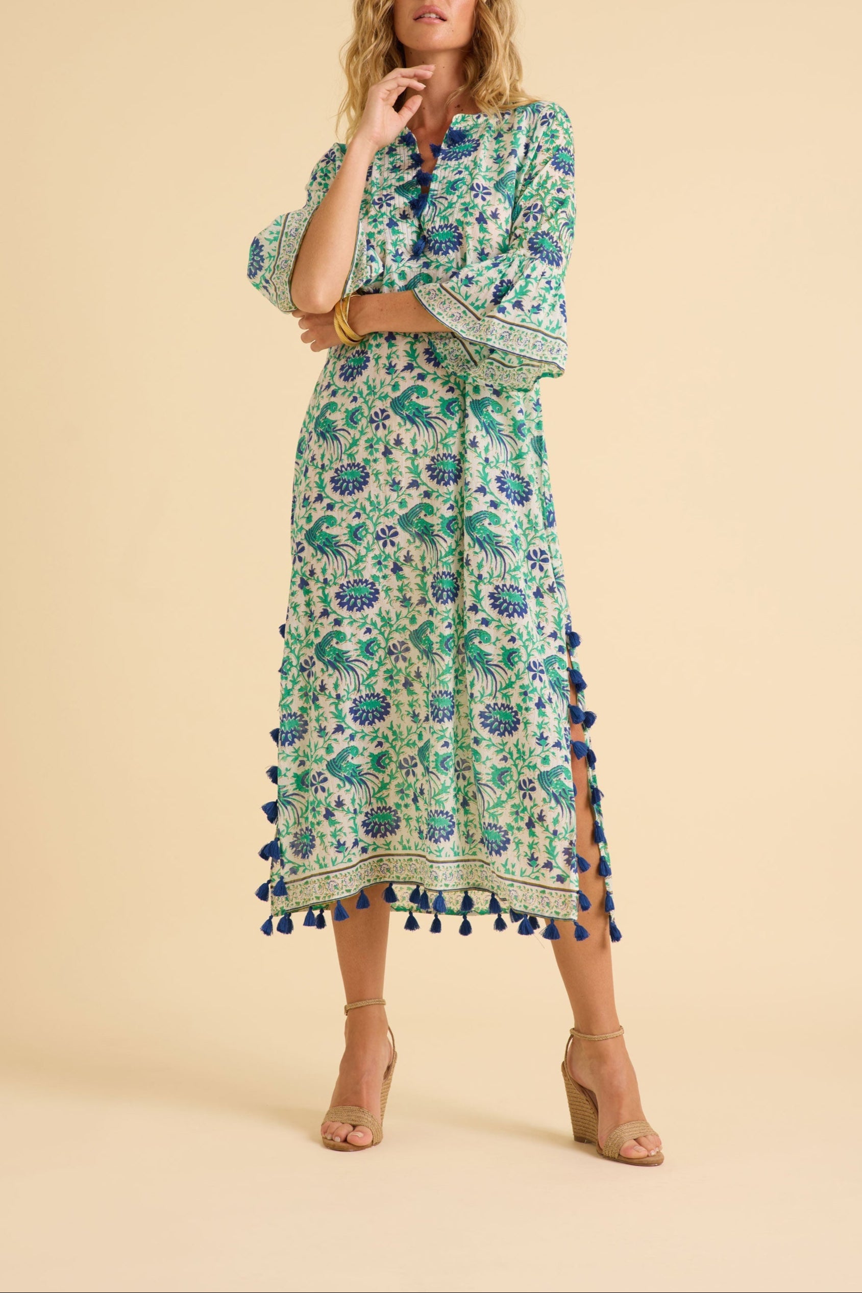 Sarina Kaftan in Geo Print