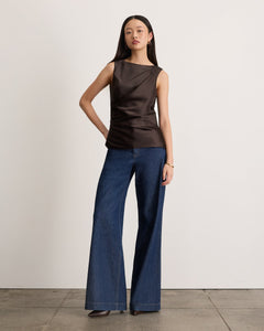 Sasha Top in Dark Fig
