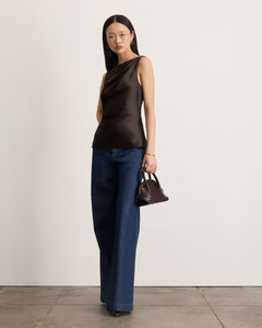 Sasha Top in Dark Fig