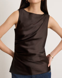 Sasha Top in Dark Fig