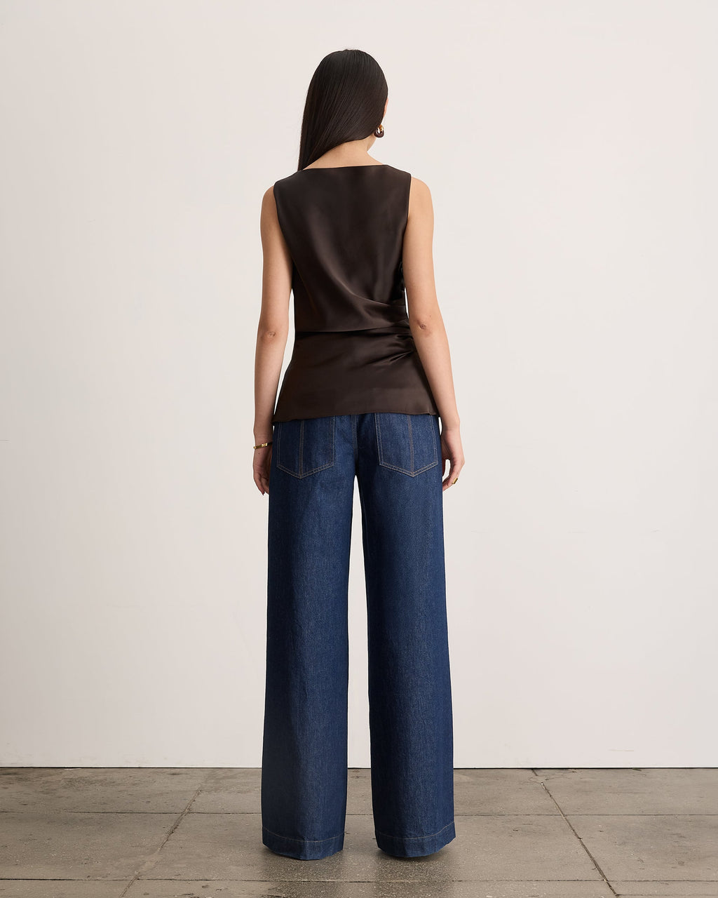 Sasha Top in Dark Fig