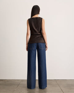 Sasha Top in Dark Fig