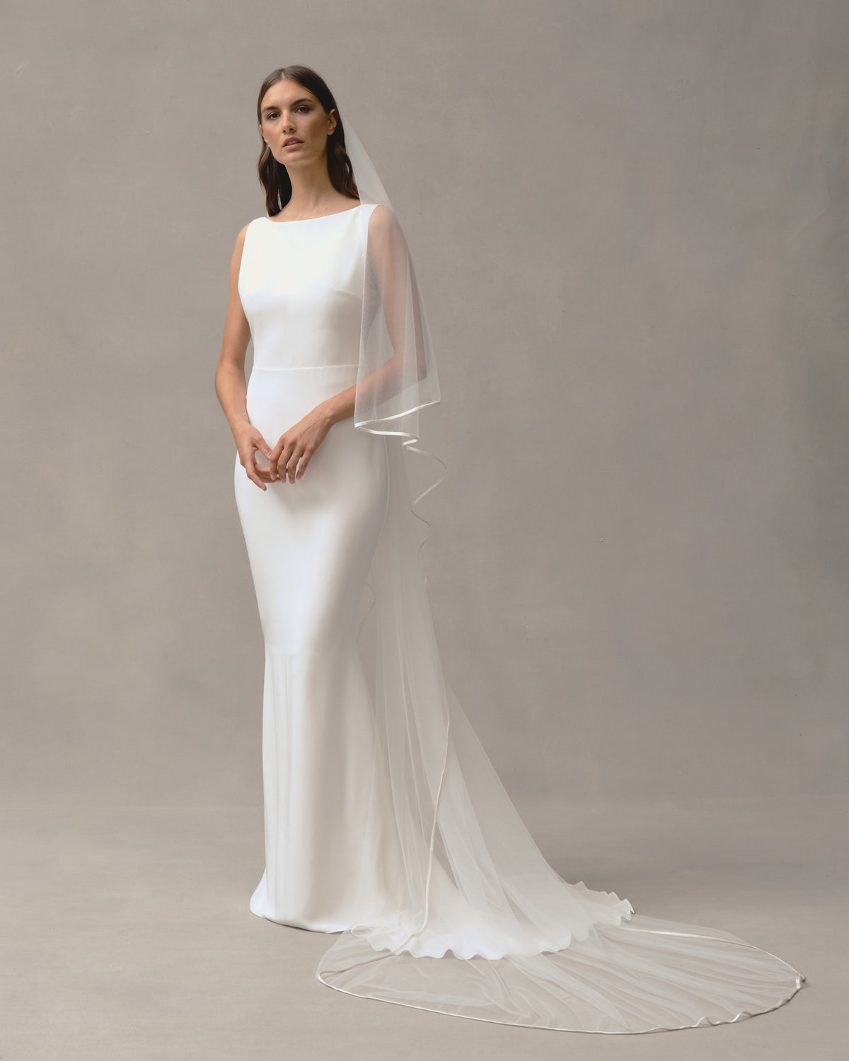 Satin Trim Veil