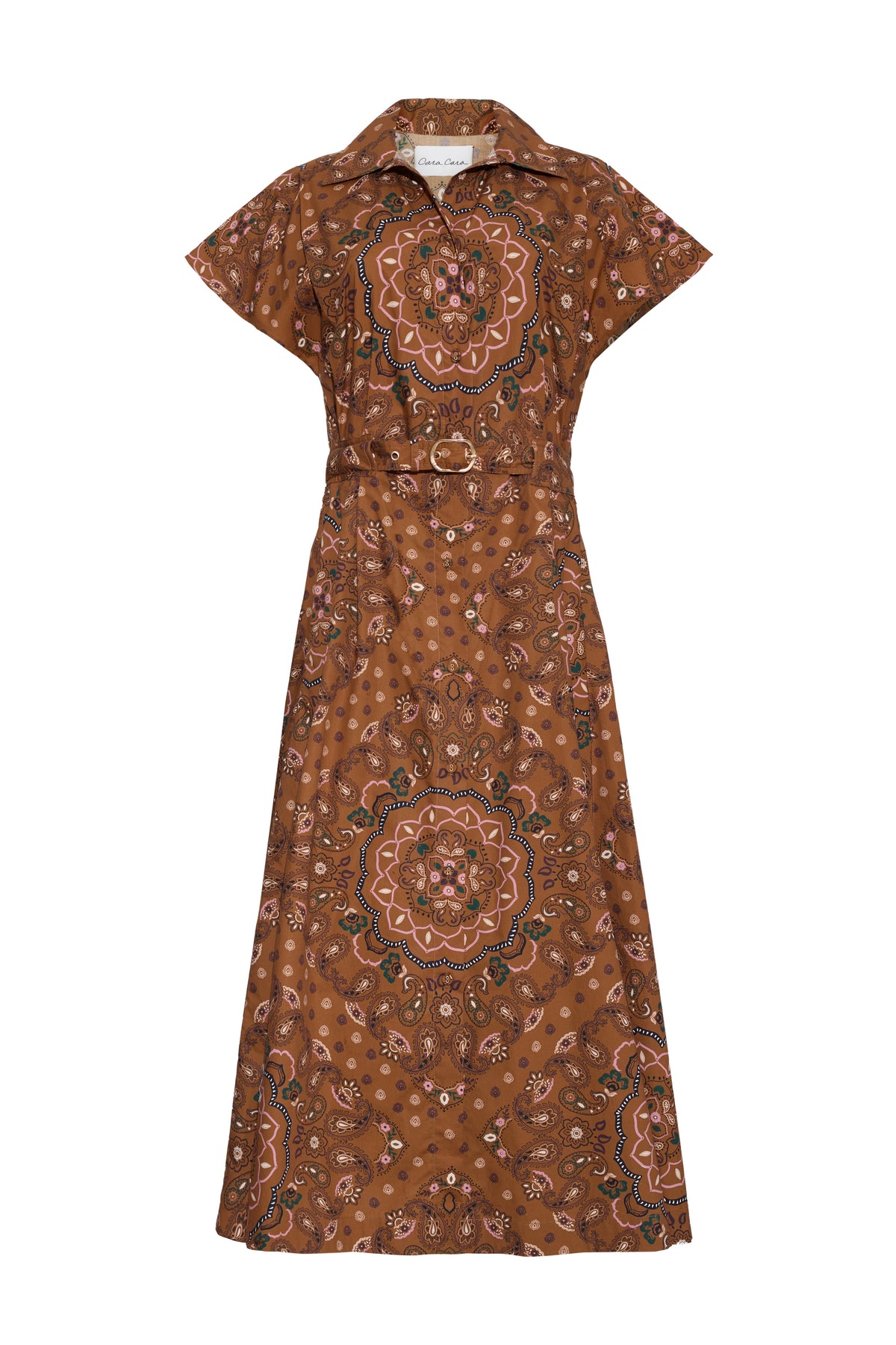 Sawyer Dress in Bandana Camel