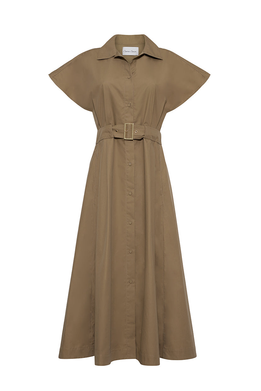 Sawyer Dress in Khaki