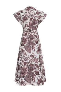 Sawyer Dress in Linden Bloom Ivory