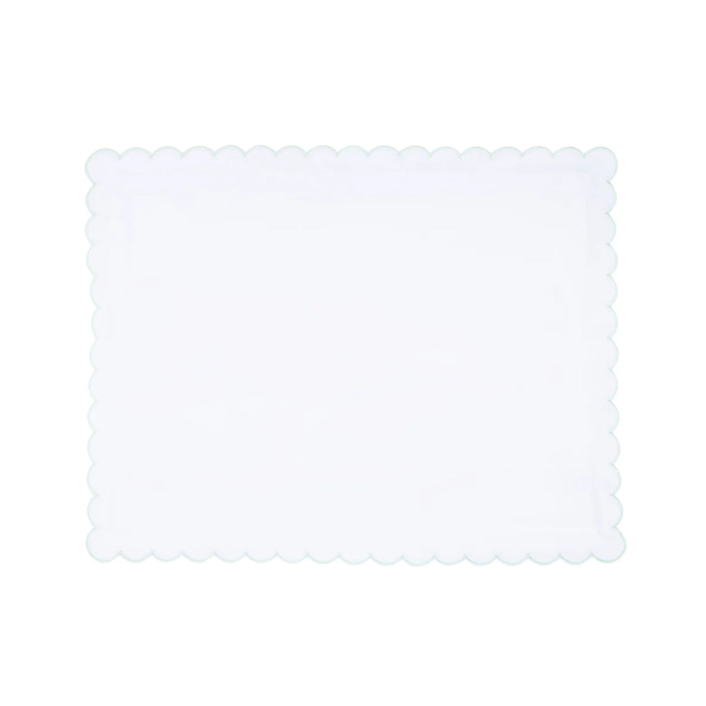 Scallop Baby Pillowcase in Meadow