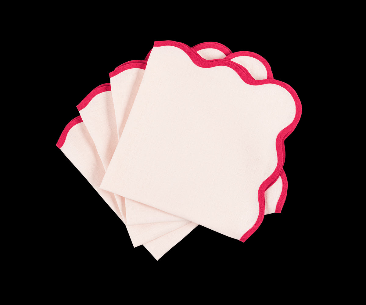 Scallop Edge Napkin, Set of 4