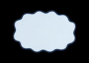 Scallop Edge Oval Placemat, Set of 4