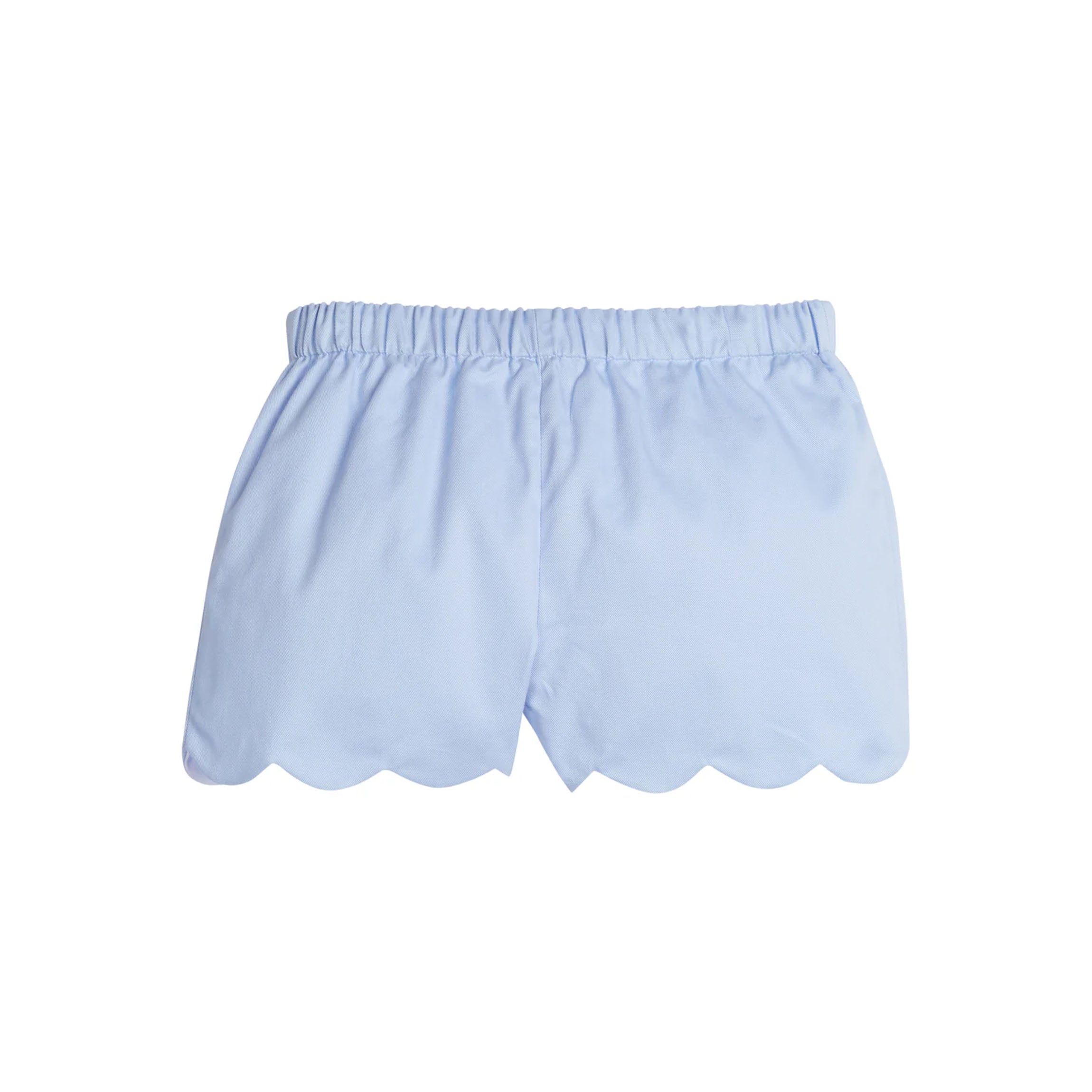 Scallop Short Breeze Blue Twill