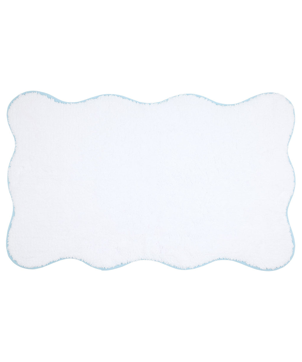 Amelia Scalloped Bath Mat