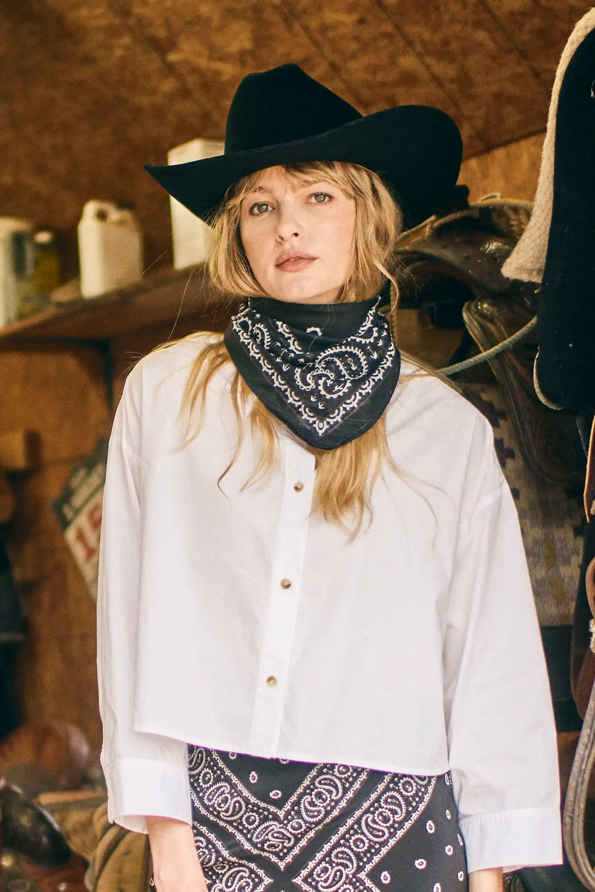 Aces Wild Scarf in Aces Wild Black