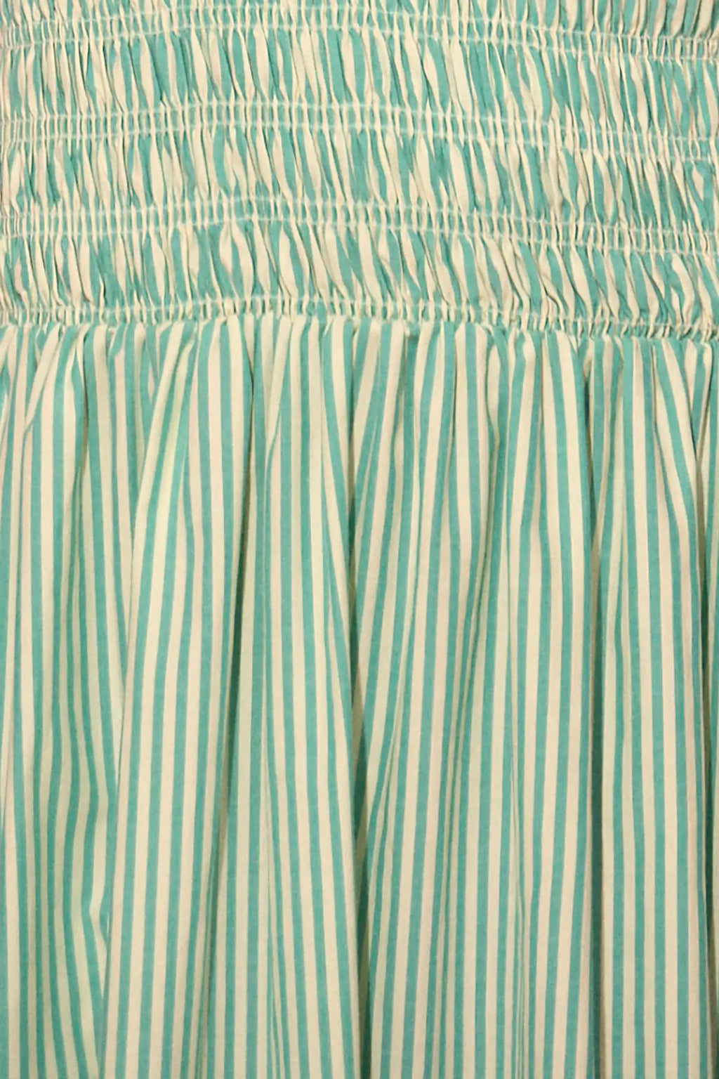 Close up of The Scarlet Dress in Saltwater.