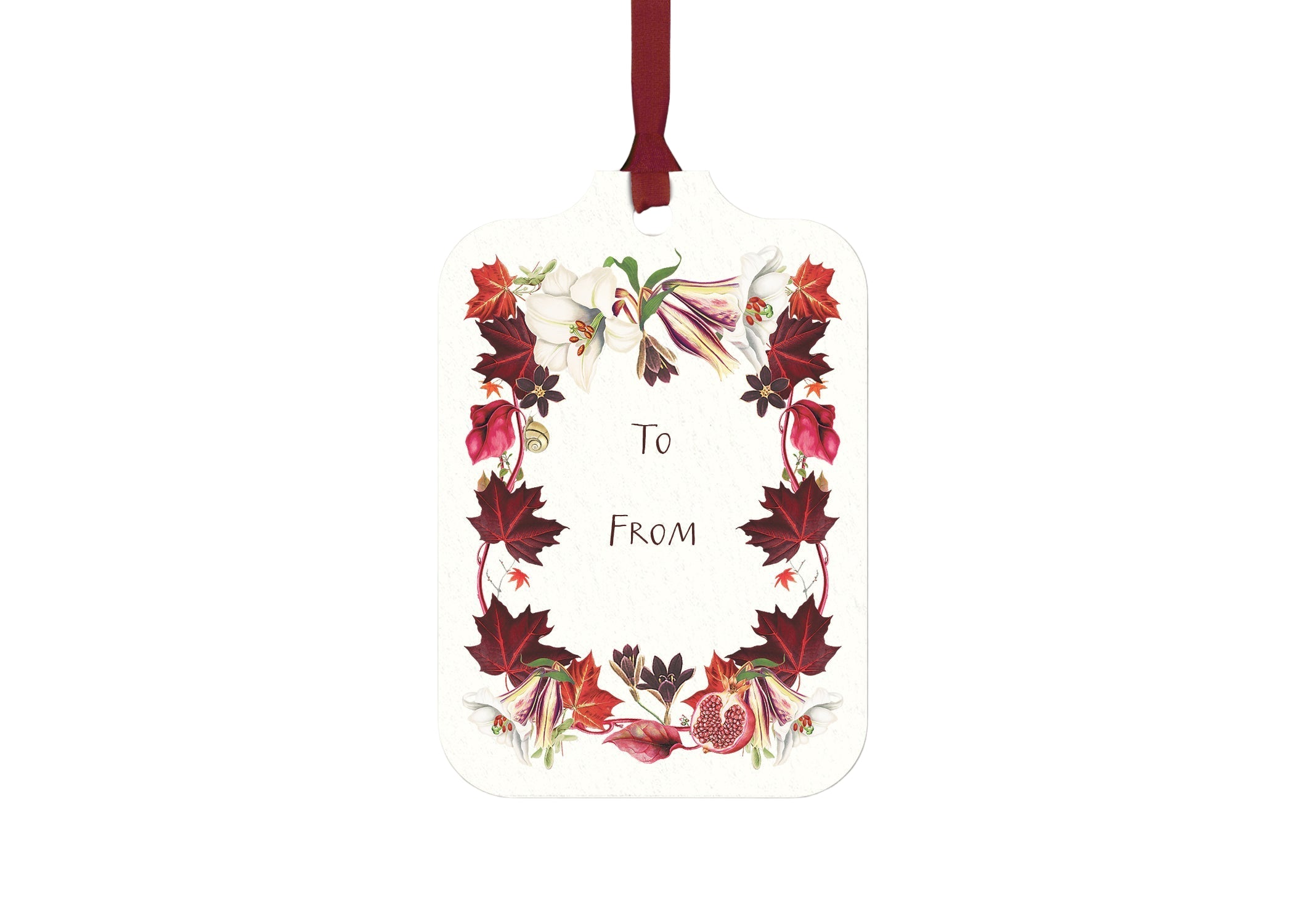 Scarlet Maple Gift Tags