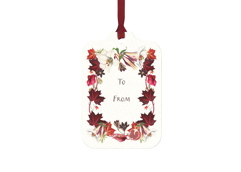 Scarlet Maple Gift Tags