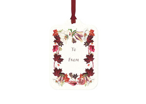 Scarlet Maple Gift Tags