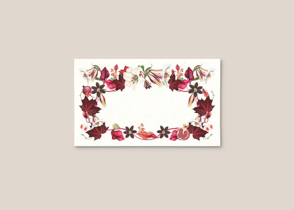 Scarlet Maple Place Cards