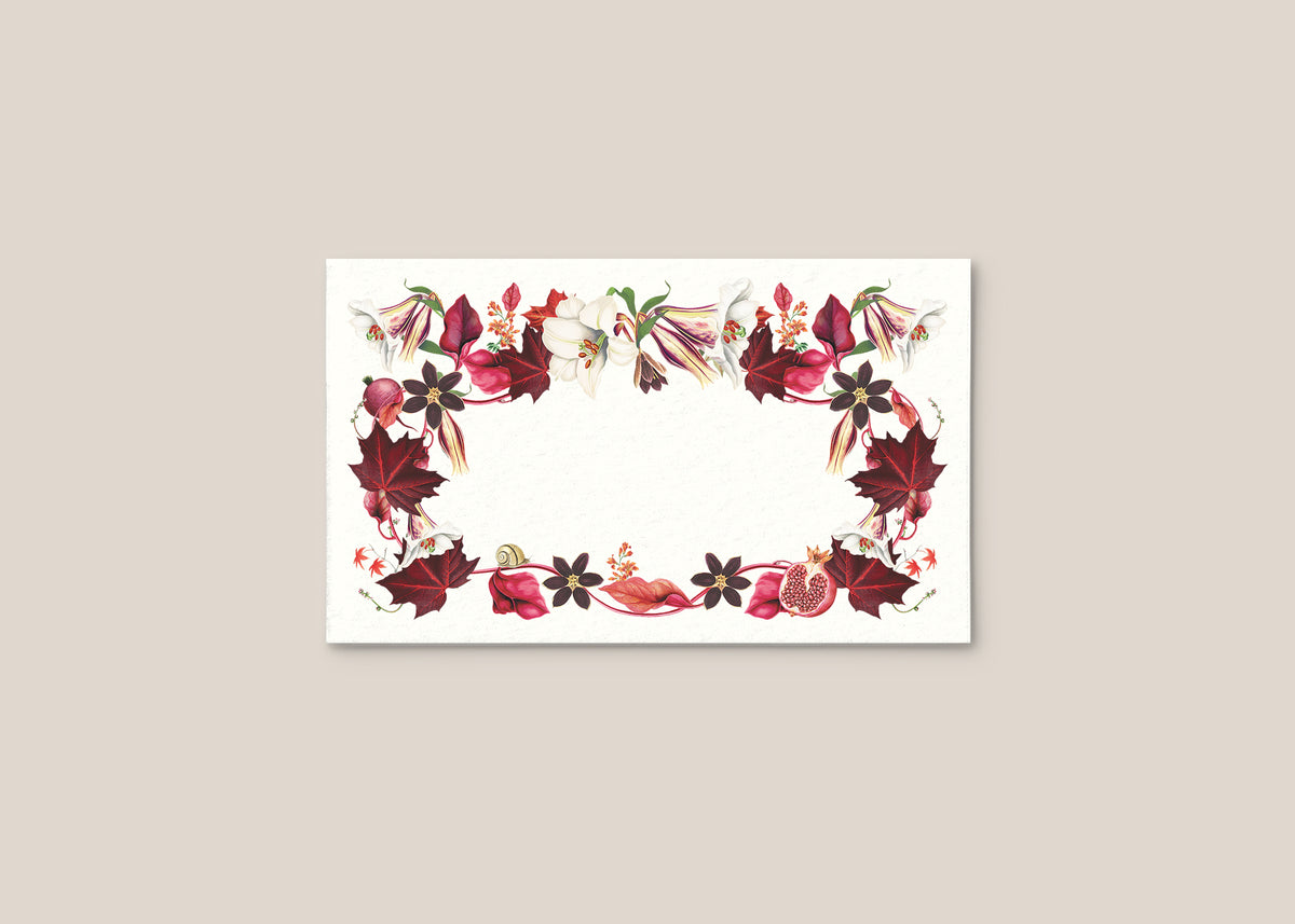 Scarlet Maple Place Cards