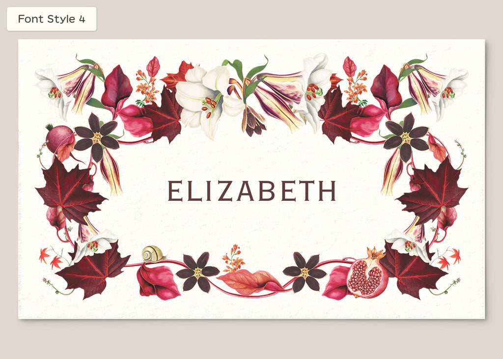 Place Card Form