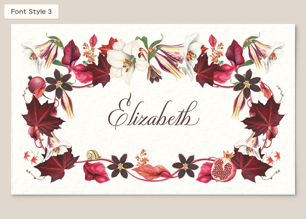 Place Card Form