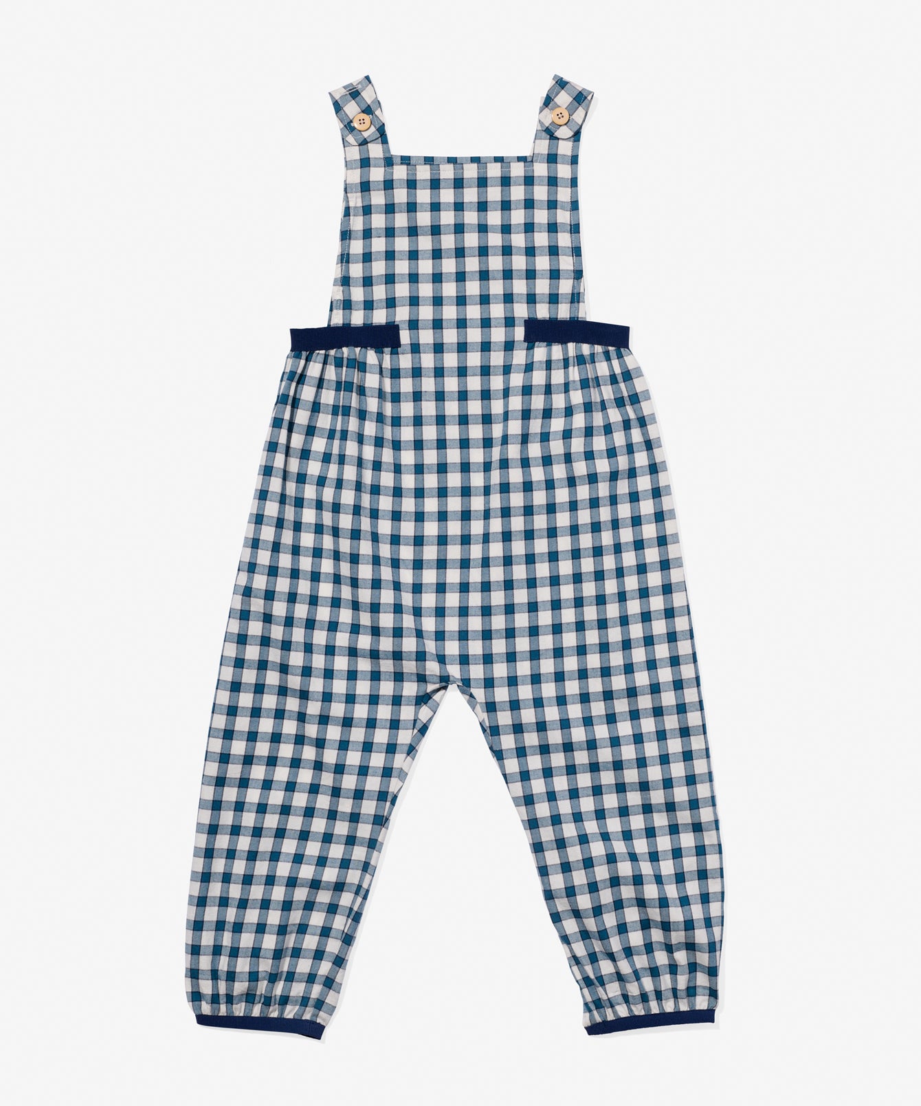 Scout Overall in Blue Picnic Check